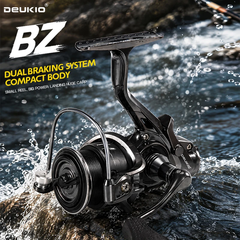 Trolling Reel - DEUKIO Mini Double Brake Design Fishing